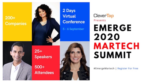 Clavent’s Emerge 2020 Martech Summit Goes Virtual, powered by CleverTap