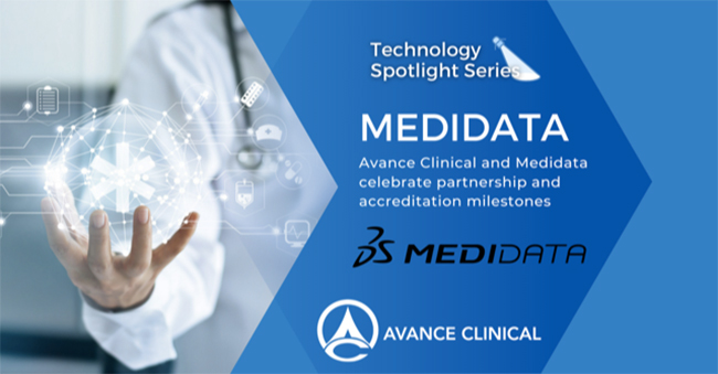 Avance Clinical and Medidata Celebrate Strategic Partnership and Inhouse Expert Accreditation Milestones