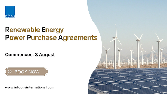 Infocus International Announces New Online Training on Renewable Energy Power Purchase Agreements