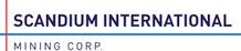 Scandium International Mining Announces Exercise of Options by Chief Executive Officer and Chief Financial Officer